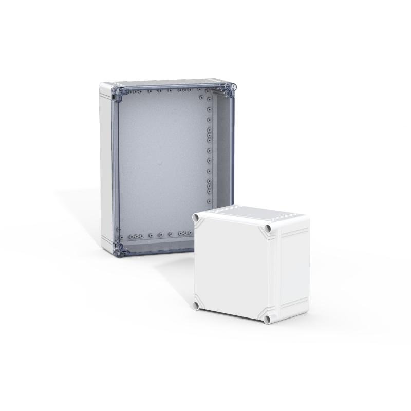 OPCP204013GE nVent Hoffman Terminal box, 200x400x130, Grey cover, no MP, polycarbonate, IP66