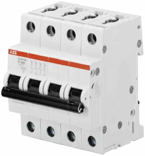 2CDS254001R0377 ABB S204K6 Four-Pole MCB K6A 6kA