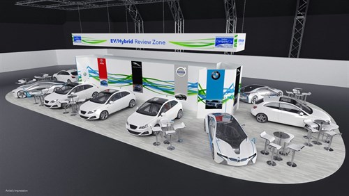 Car charging exhibition